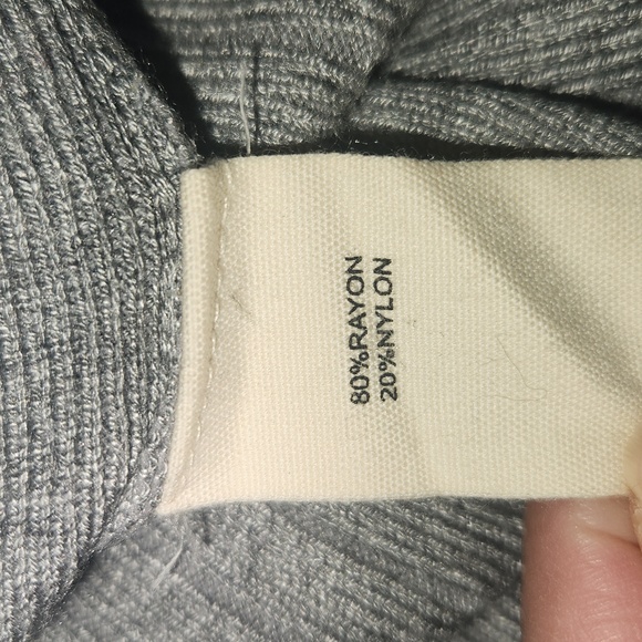 MARLED, Loungewear,  Casual, Comfy Ribbed Wide-leg Grey Pants Sz M - Picture 6 of 6